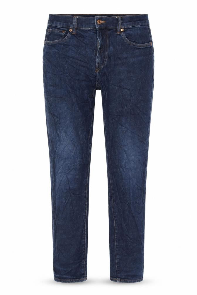 H&M Womens Blue Cotton Skinny Jeans Size 34 in L32 in Regular Zip