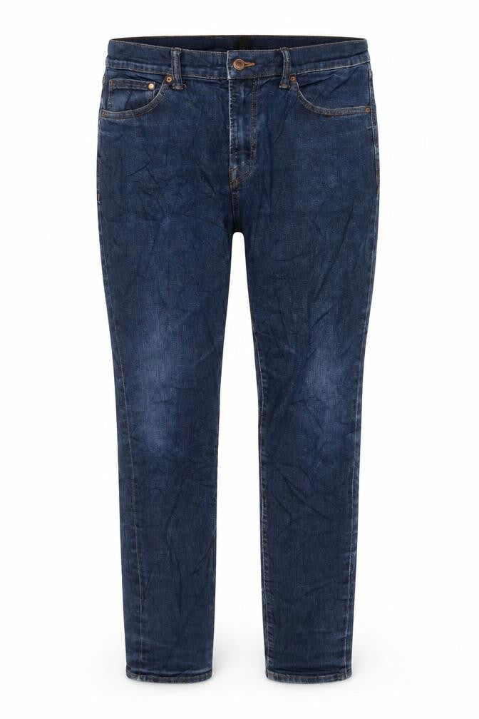 H&M Womens Blue Cotton Skinny Jeans Size 34 in L30 in Regular Zip