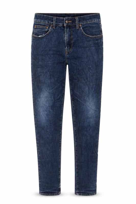 H&M Womens Blue Cotton Skinny Jeans Size 34 in L31 in Regular Zip