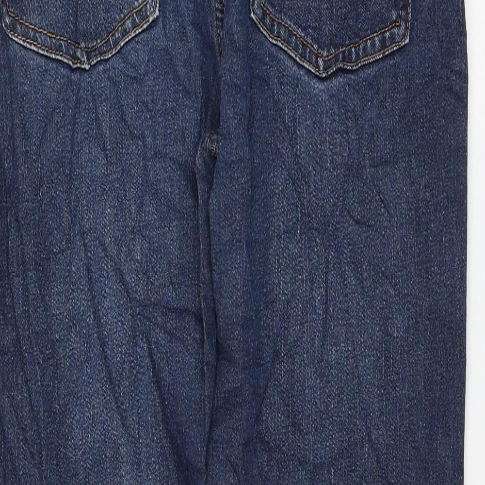 H&M Womens Blue Cotton Skinny Jeans Size 34 in L31 in Regular Zip