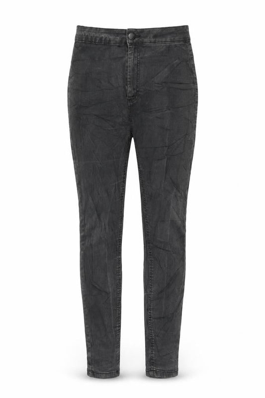 91 Womens Black Cotton Skinny Jeans Size 12 L28 in Regular Zip