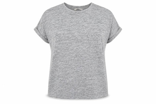 Tu Womens Grey Round Neck Polyester Pullover Jumper Size 14