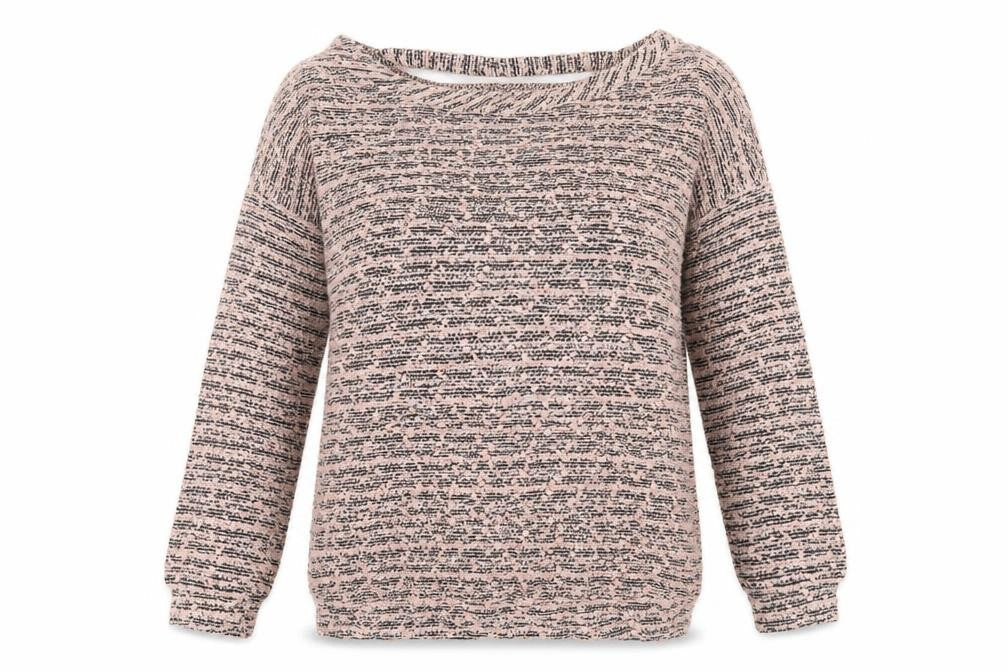 Miss Selfridge Womens Pink Boat Neck Polyester Pullover Jumper Size 10
