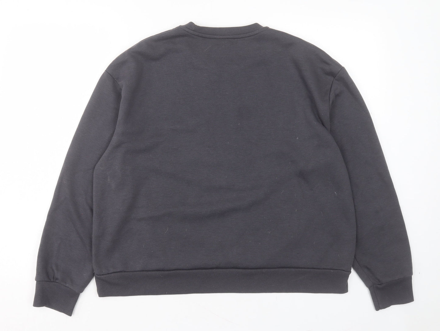 Primark Womens Grey Cotton Pullover Sweatshirt Size M Pullover