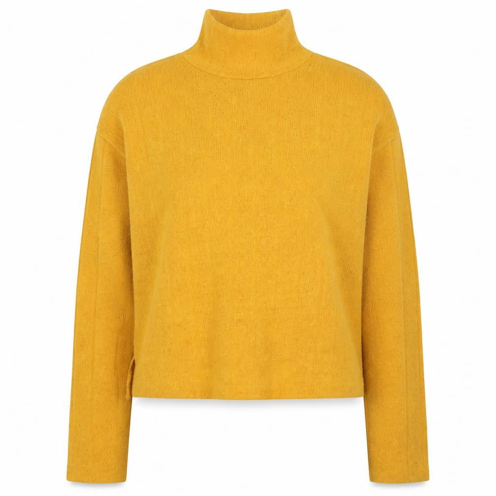 Primark Womens Yellow High Neck Polyester Pullover Jumper Size S