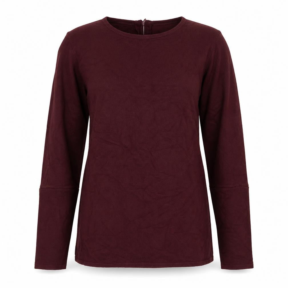 Coast Womens Purple Round Neck Polyamide Pullover Jumper Size 6
