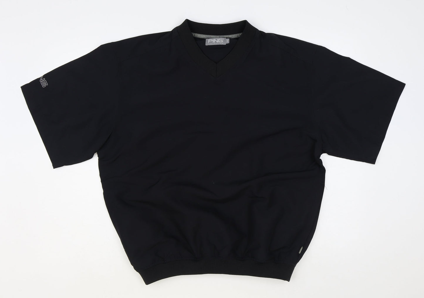 Ping Collection Womens Black Polyester Pullover Sweatshirt Size S Pullover
