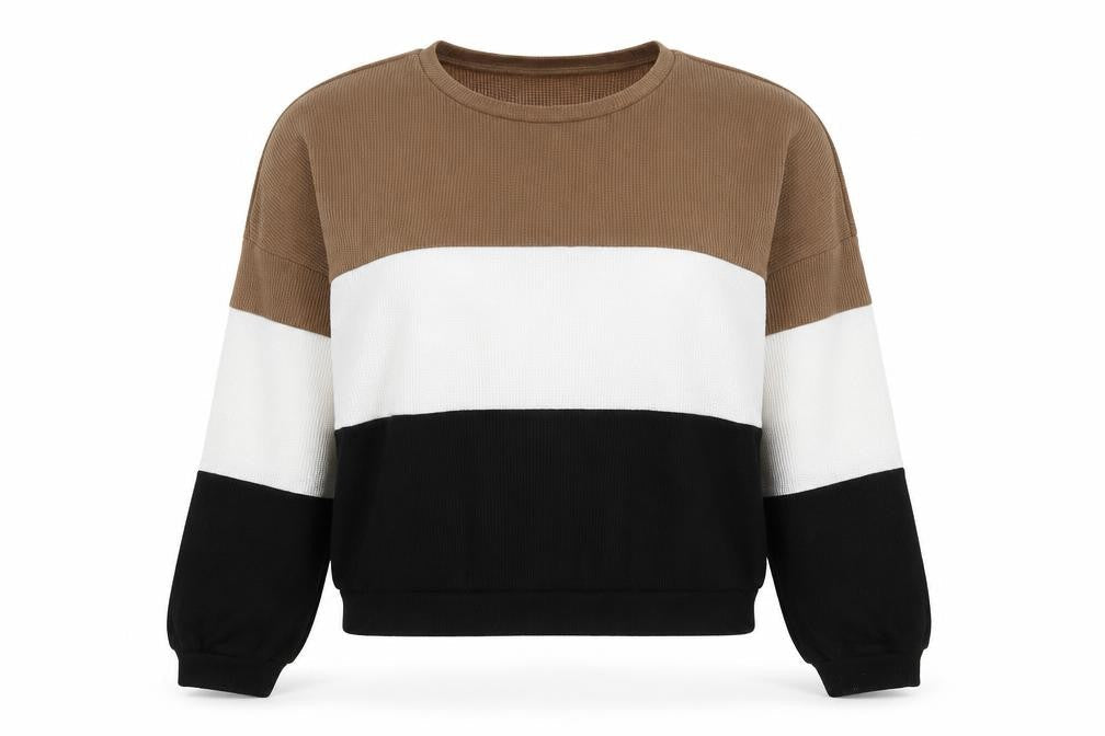 Shein Womens Multicoloured Round Neck Polyester Pullover Jumper Size M