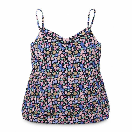Marks & Spencer Womens Multicoloured Floral Viscose Mini Size 6 V-Neck Pullover