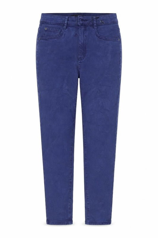 Marks & Spencer Womens Blue Cotton Skinny Jeans Size 8 L28 in Regular Zip