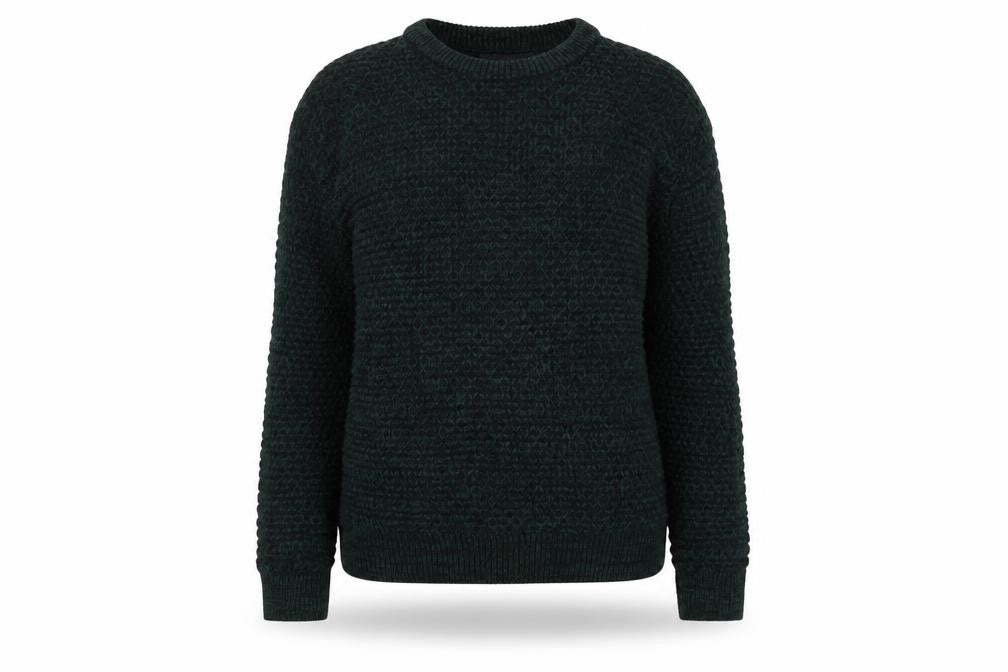 Primark Womens Green Round Neck Acrylic Pullover Jumper Size XS