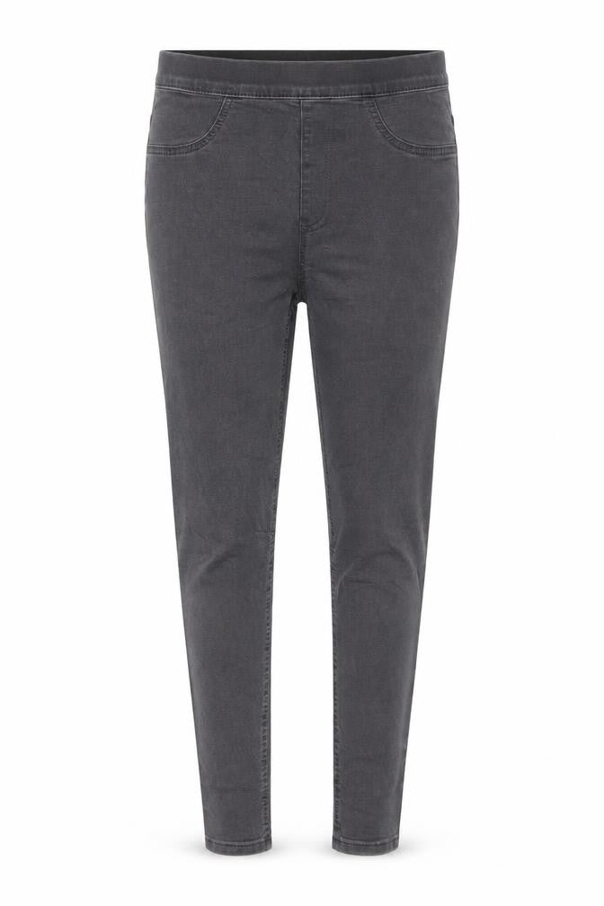 Marks & Spencer Womens Grey Cotton Harem Leggings Size 10 L29 in