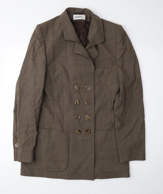 Bardehle Womens Brown Wool Jacket Suit Jacket Size 34