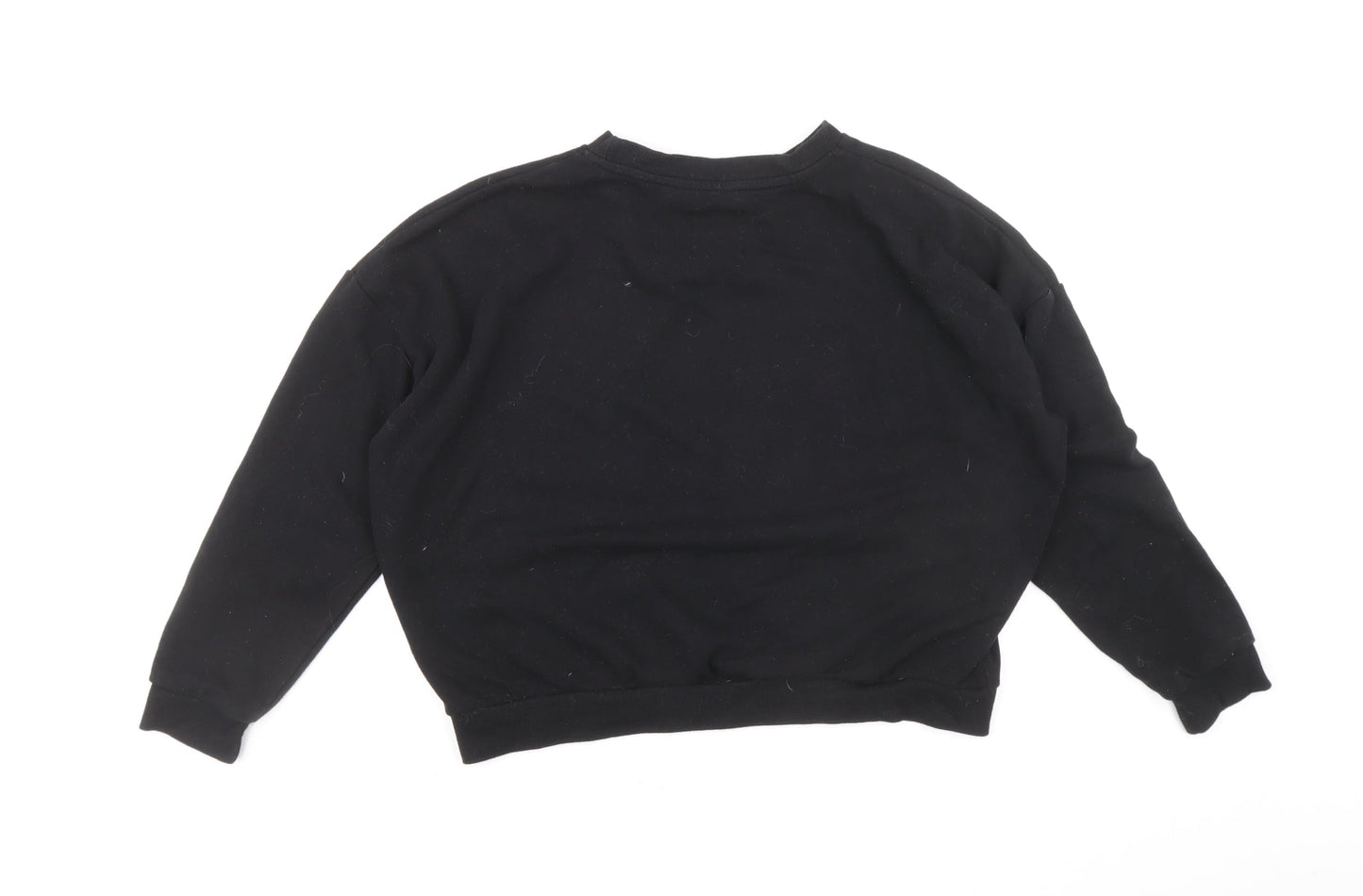 Stranger Things Womens Black Polyester Pullover Sweatshirt Size 4 Pullover
