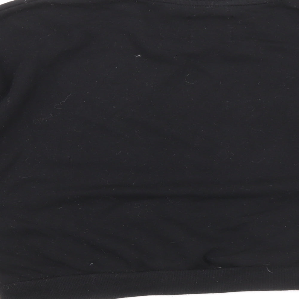 Stranger Things Womens Black Polyester Pullover Sweatshirt Size 4 Pullover
