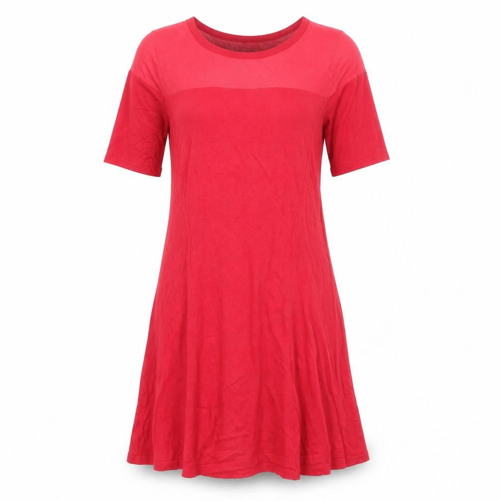 F&F Womens Pink Viscose A-Line Size 12 Round Neck Pullover