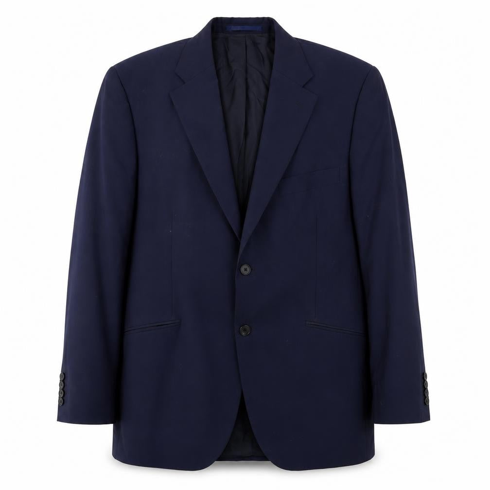 Howick Tailored Mens Blue Wool Jacket Suit Jacket Size 40