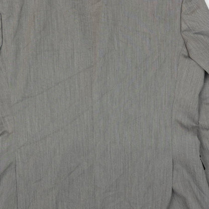 Red Herring Mens Grey Polyester Jacket Suit Jacket Size 42