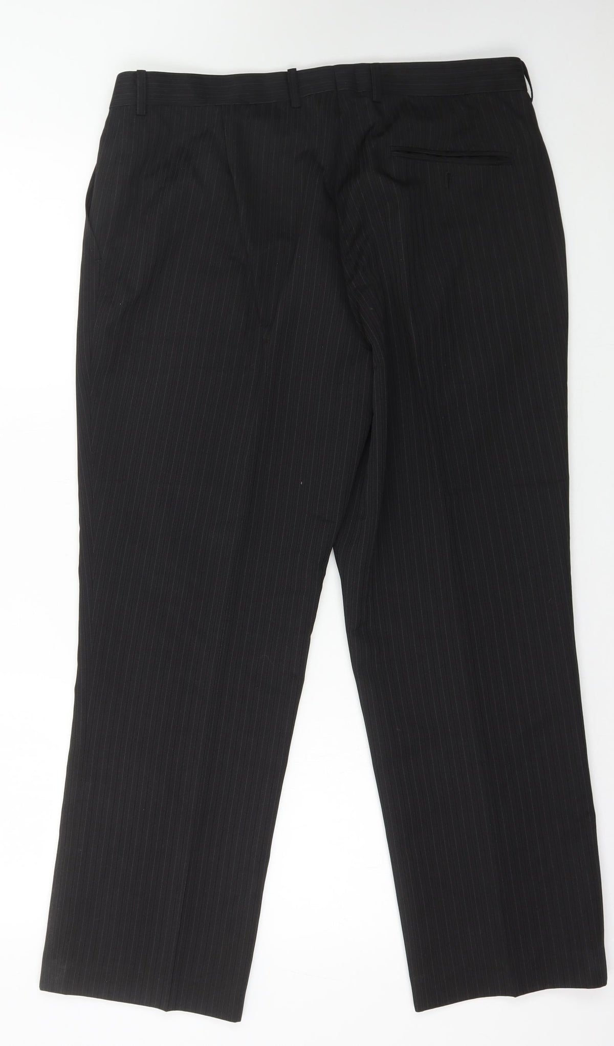 Taylor & Wright Womens Black Polyester Dress Pants Trousers Size 36 in L27 in Regular Zip