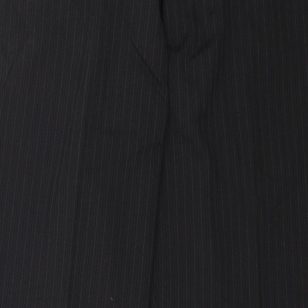 Taylor & Wright Womens Black Polyester Dress Pants Trousers Size 36 in L27 in Regular Zip
