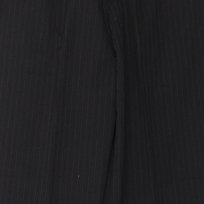 Taylor & Wright Womens Black Polyester Dress Pants Trousers Size 36 in L27 in Regular Zip
