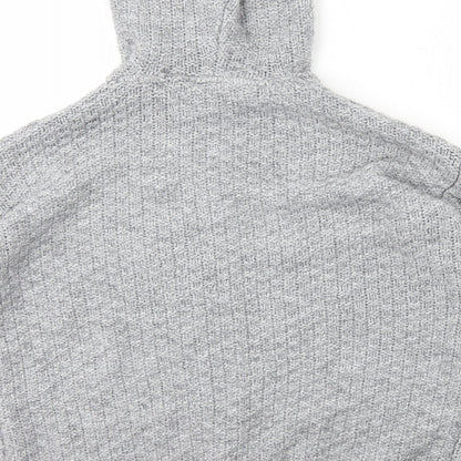 Falmer Heritage Mens Grey Round Neck Polyester Pullover Jumper Size M