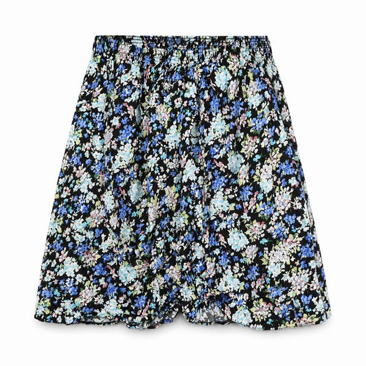 Autonomy Womens Multicoloured Floral Polyester A-Line Skirt Size L