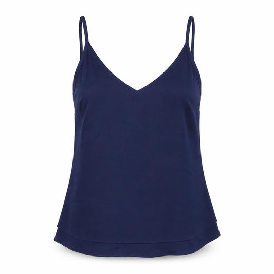 George Womens Blue Polyester Camisole Tank Size 10 V-Neck
