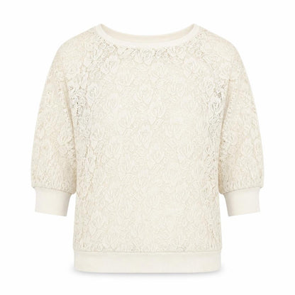 Next Womens Beige Round Neck Polyester Pullover Jumper Size 8