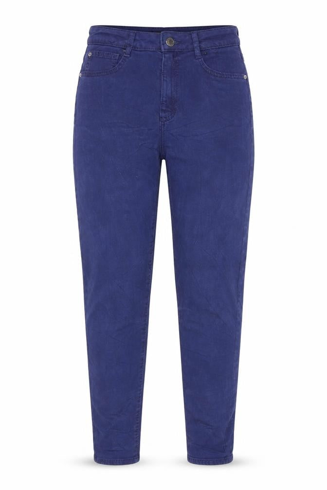 Marks & Spencer Womens Blue Cotton Skinny Jeans Size 6 L27 in Regular Zip