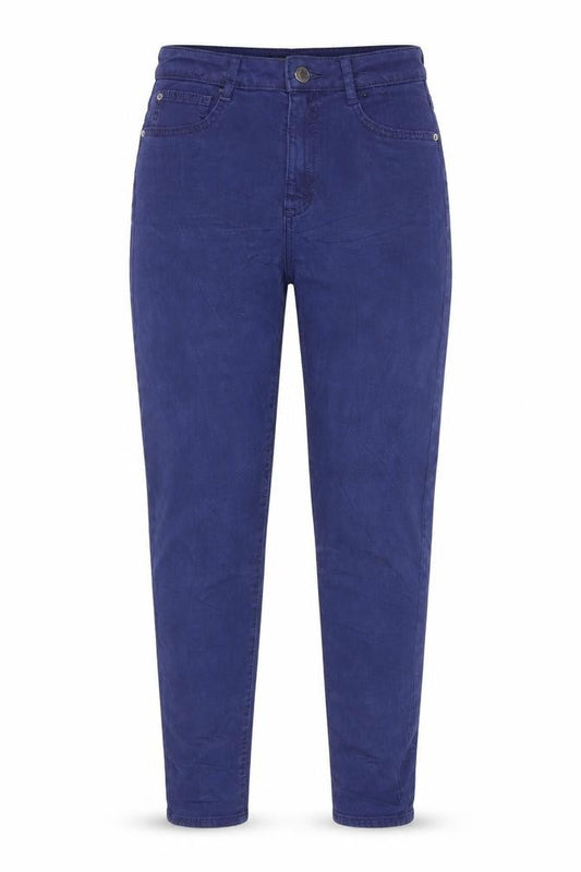 Marks & Spencer Womens Blue Cotton Skinny Jeans Size 6 L27 in Regular Zip
