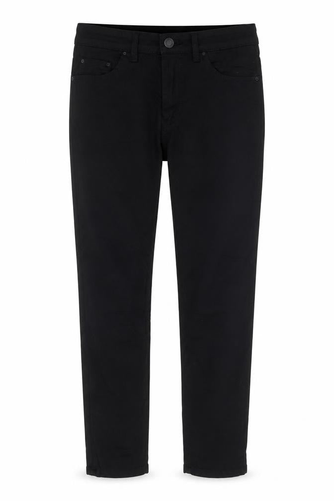 Marks & Spencer Womens Black Cotton Skinny Jeans Size 8 L21 in Regular Zip