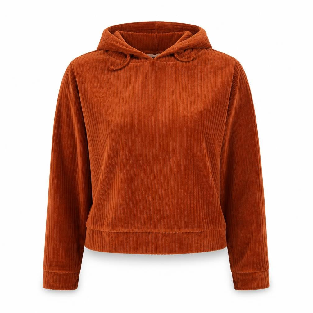 Candy Womens Brown Polyester Pullover Hoodie Size 12 Pullover