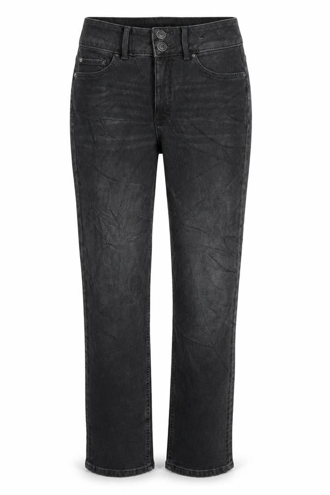 Marks & Spencer Womens Black Cotton Skinny Jeans Size 8 L30 in Regular Button - Sculpt