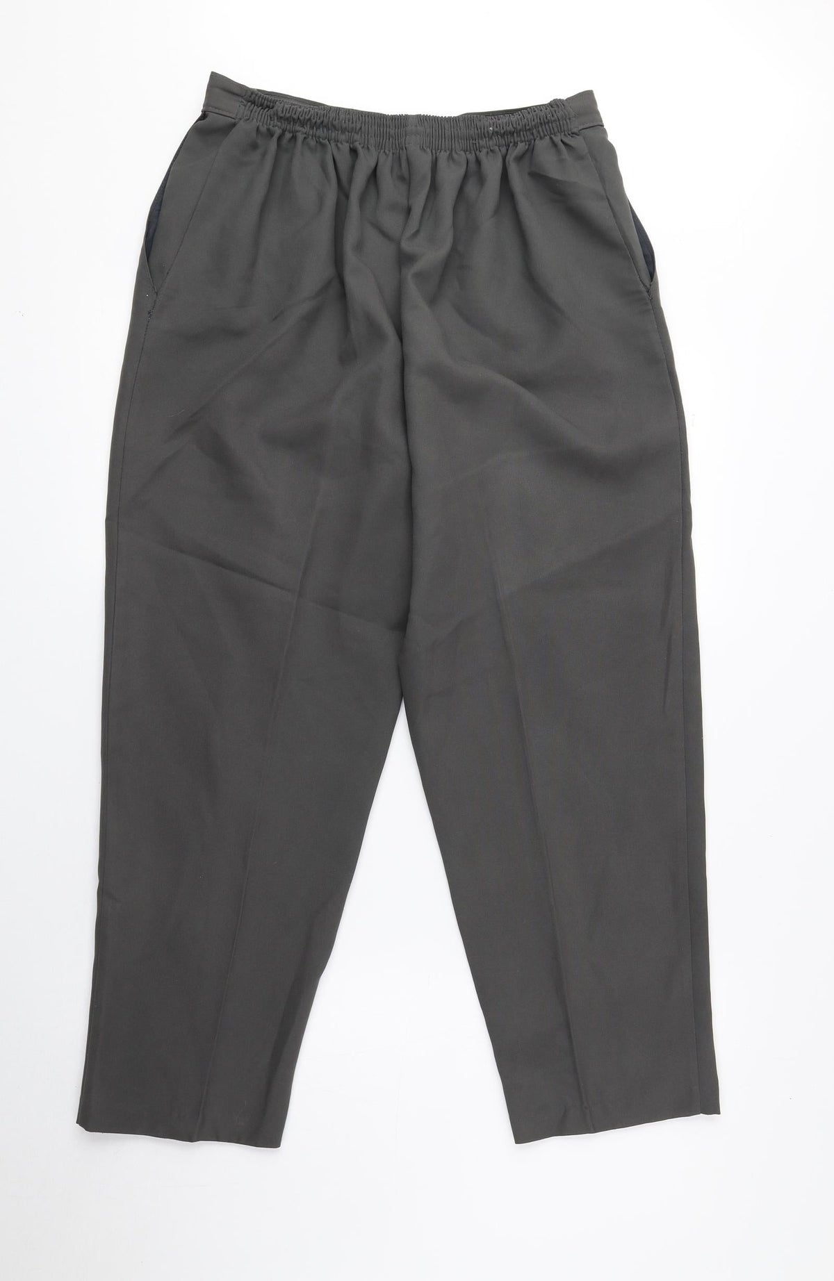 Saira of Manchester Womens Green Polyester Trousers Size 16 L24.5 in Regular