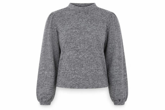 New Look Womens Grey Polyester Pullover Sweatshirt Size M Pullover