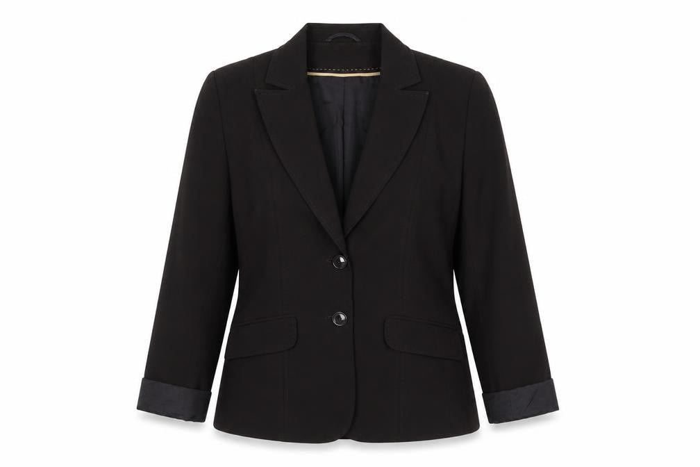 Dorothy Perkins Womens Brown Polyester Jacket Blazer Size 8