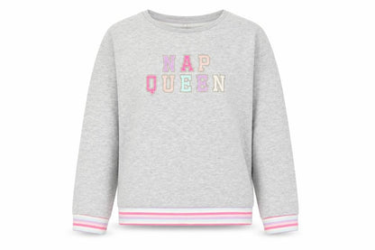 George Girls Grey Round Neck Polyester Pullover Jumper Size 10-11 Years Pullover - Nap Queen