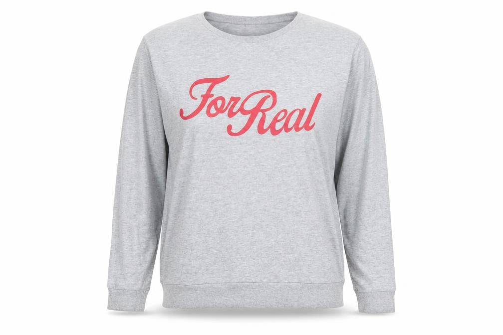 H&M Womens Grey Cotton Pullover Sweatshirt Size S Pullover - For Real