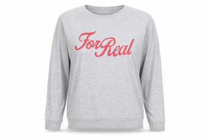 H&M Womens Grey Cotton Pullover Sweatshirt Size S Pullover - For Real