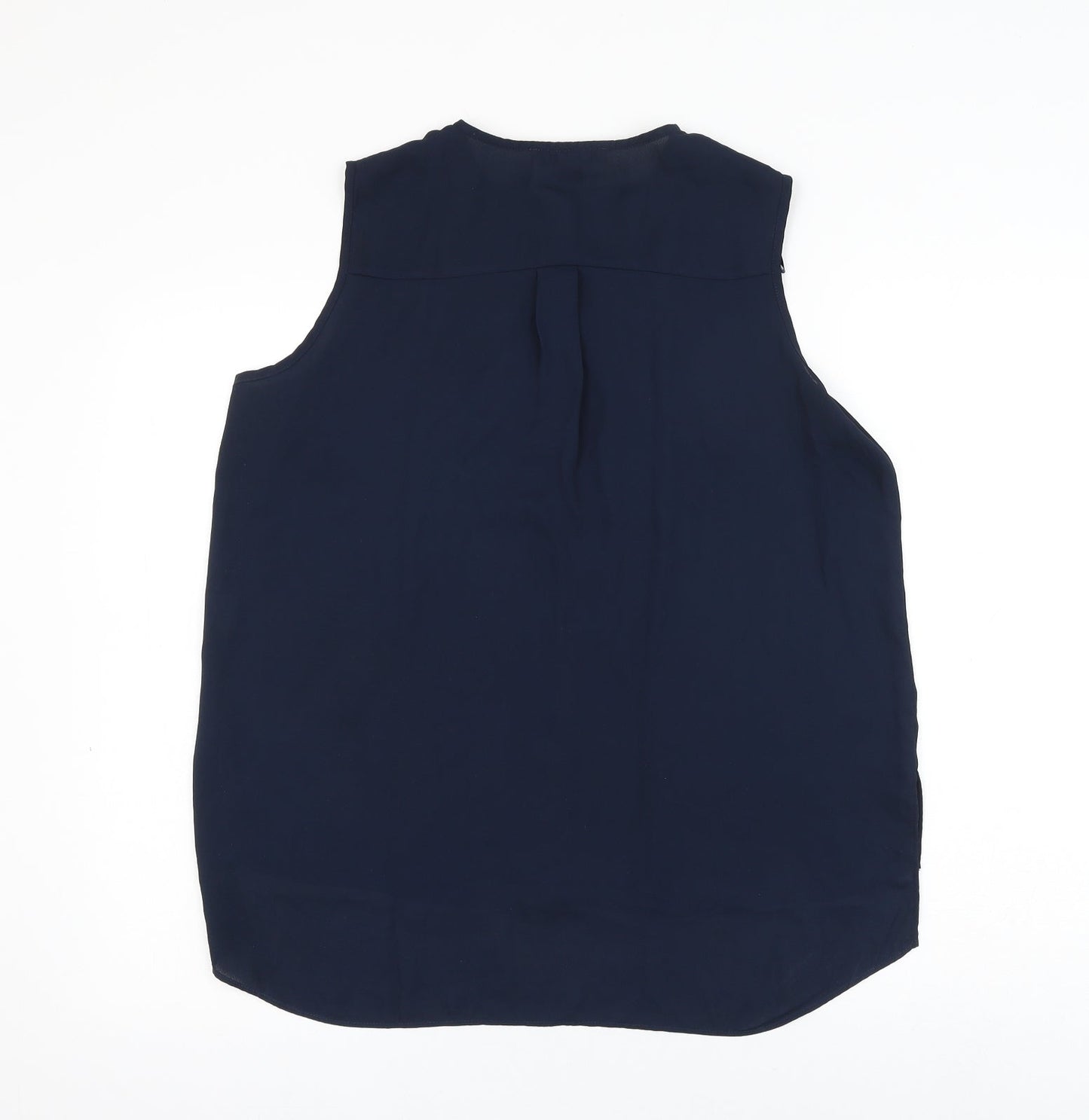 Atmosphere Womens Blue Polyester Basic Blouse Size 16 V-Neck