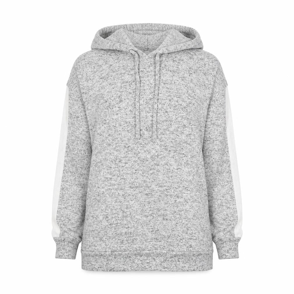 Papaya Womens Grey Viscose Pullover Hoodie Size 10 Pullover
