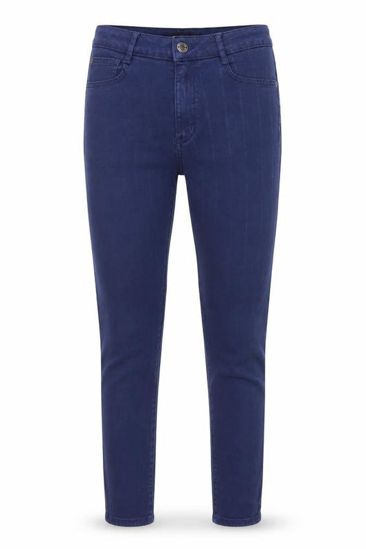 Marks & Spencer Womens Blue Lyocell Skinny Jeans Size 8 L27 in Regular Zip