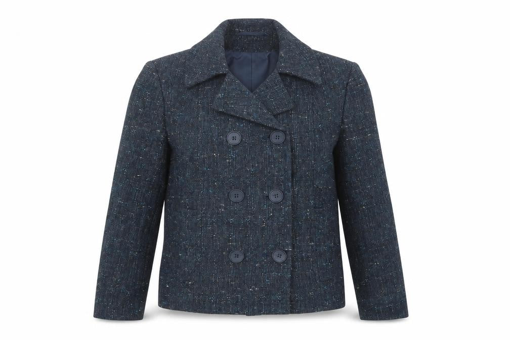 Lakeland Womens Blue Jacket Blazer Size 12 Button