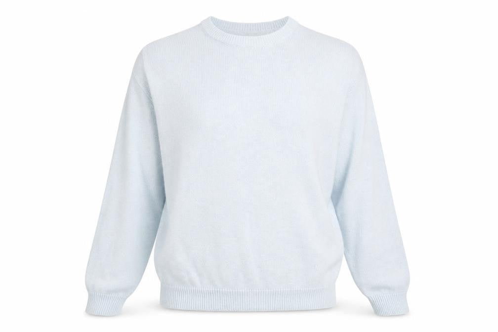 ASOS Womens Blue Round Neck Nylon Pullover Jumper Size S