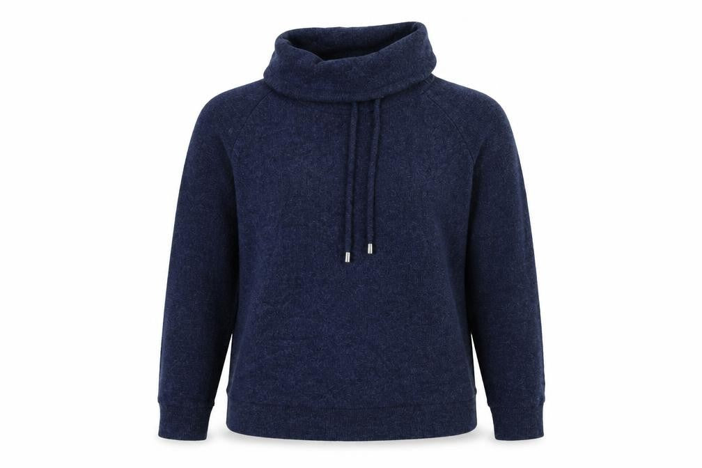 TU Womens Blue Roll Neck Polyester Pullover Jumper Size 8