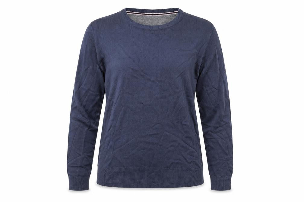 XACT Womens Blue Round Neck Acrylic Pullover Jumper Size M