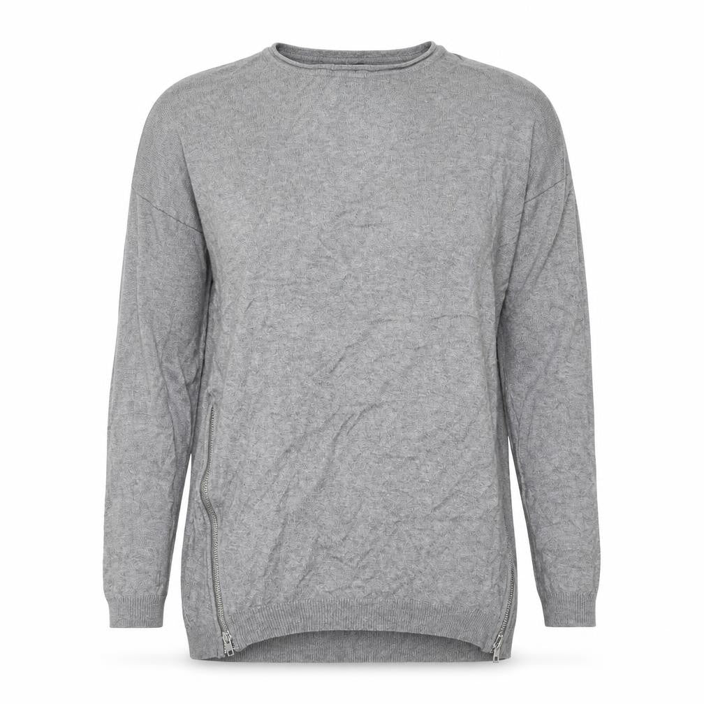 Atmosphere Womens Grey Round Neck Viscose Pullover Jumper Size 10