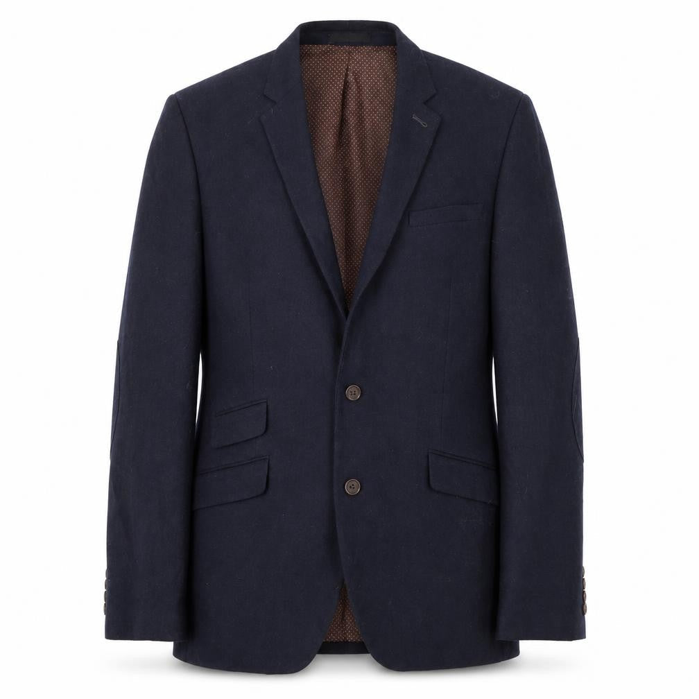 Cedarwood State Mens Blue Wool Jacket Blazer Size M