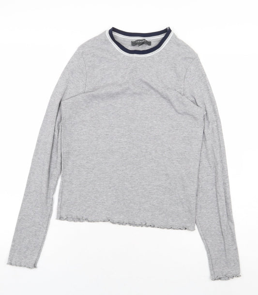 Primark Womens Grey Polyester Pullover Sweatshirt Size M Pullover